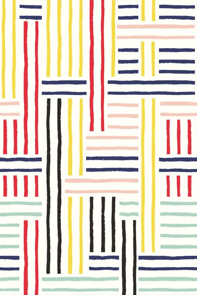Obrazová tapeta geometrický vzor 377204, 186x280cm,, Stripes+, Eijffinger
