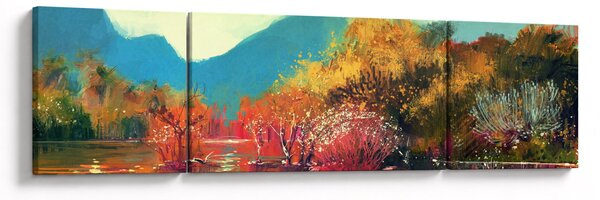 Obraz - Barvy podzimu (170x50 cm)