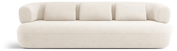 Béžová pohovka z textilie bouclé 226 cm Jenny – Micadoni Home