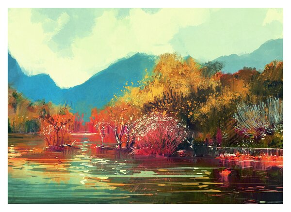 Obraz - Barvy podzimu (70x50 cm)