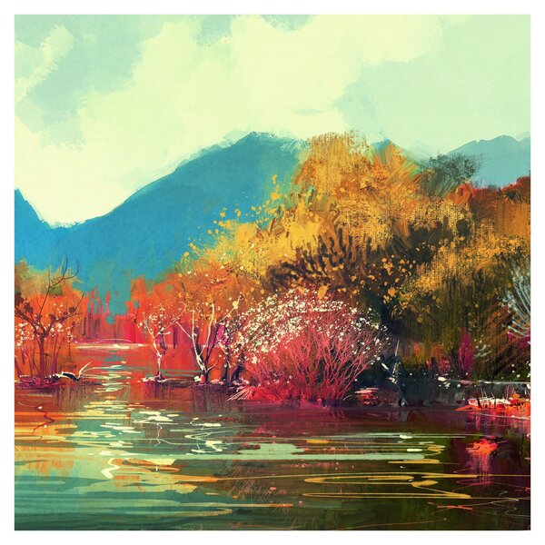 Obraz - Barvy podzimu (30x30 cm)