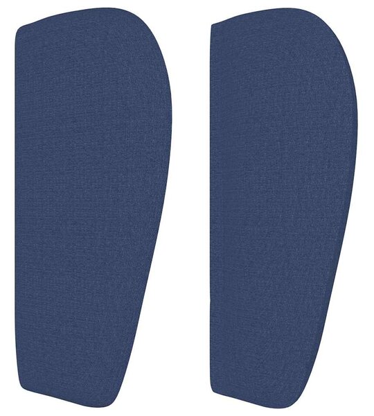 Čelo postele typu ušák modré 93x23x78/88 cm textil 3117566