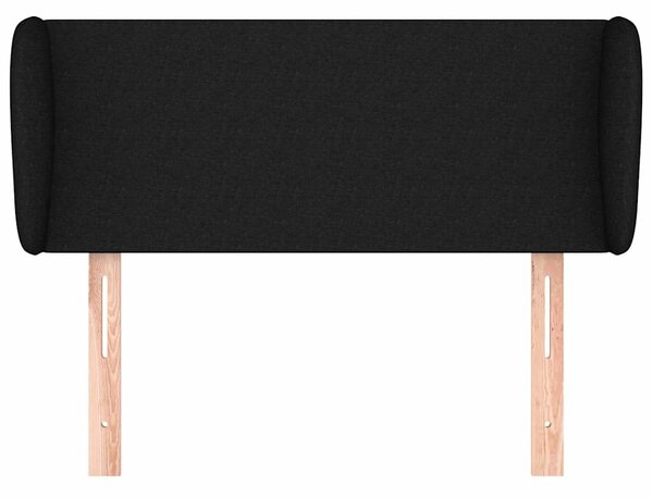 Čelo postele typu ušák černé 83x23x78/88 cm textil 3116840