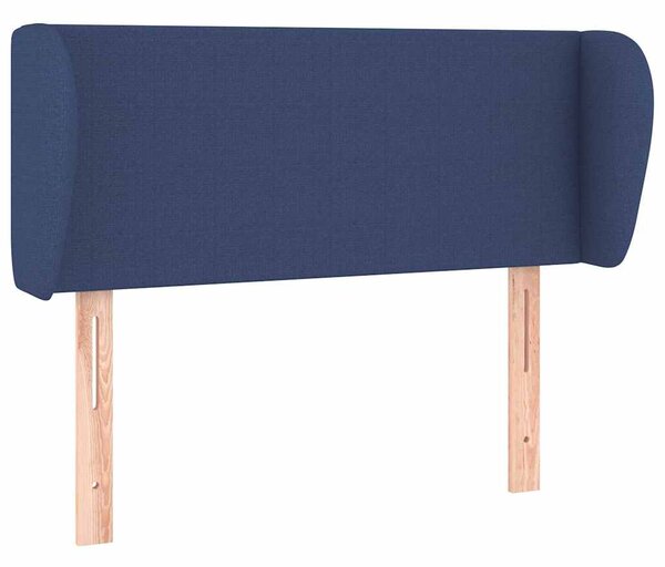 Čelo postele typu ušák modré 83x23x78/88 cm textil 3116844