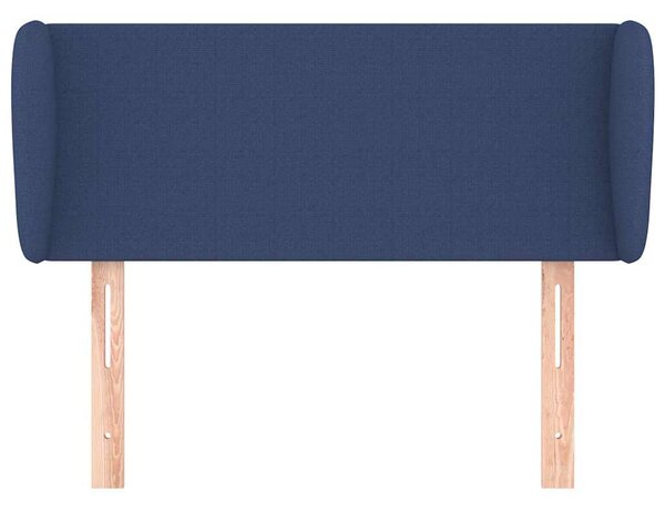 Čelo postele typu ušák modré 83x23x78/88 cm textil 3116844