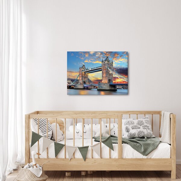 Obraz - Tower Bridge, Londýn, Anglie (70x50 cm)