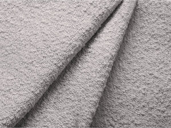 Světle šedá rozkládací rohová pohovka z textilie bouclé (levý roh) Jodie – Micadoni Home