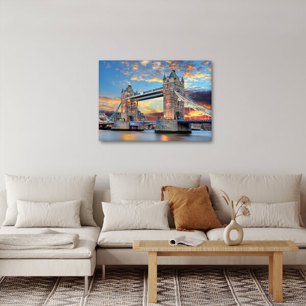 Obraz - Tower Bridge, Londýn, Anglie (70x50 cm)