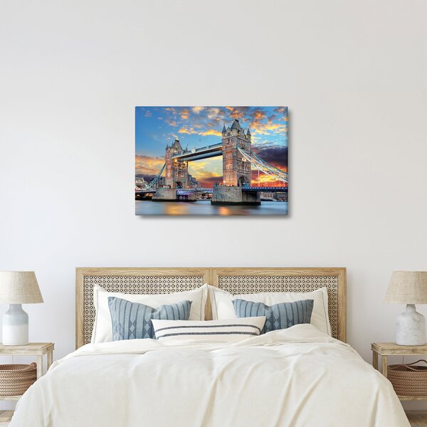 Obraz - Tower Bridge, Londýn, Anglie (70x50 cm)