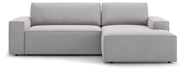 Světle šedá rozkládací rohová pohovka (pravý roh) Jodie – Micadoni Home