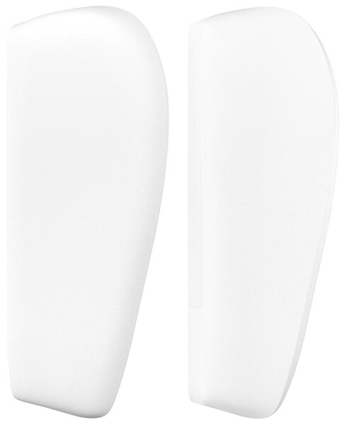 Čelo postele typu ušák bílá 203x23x78/88 cm umělá kůže 3116973