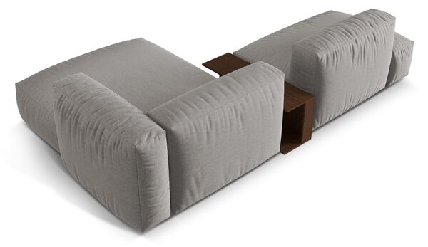 Světle šedá modulární rohová pohovka (pravý roh) Martina – Micadoni Home