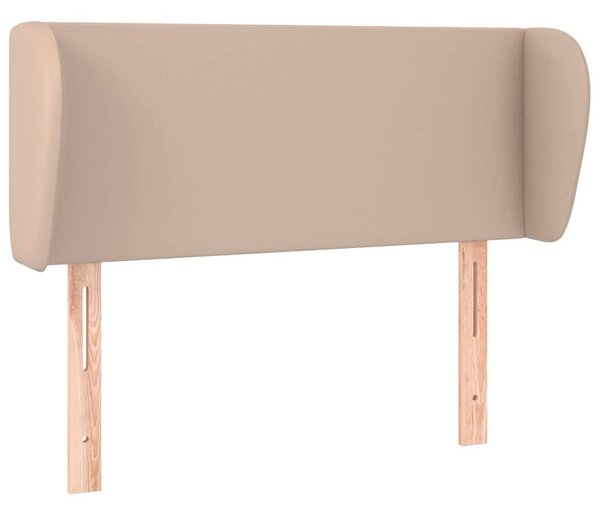 Čelo postele typu ušák cappuccino 83x23x78/88 cm umělá kůže 3116941