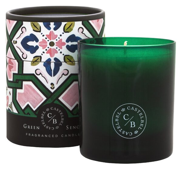CASTELBEL Tiles Green Sencha Vonná svíčka, 210 g