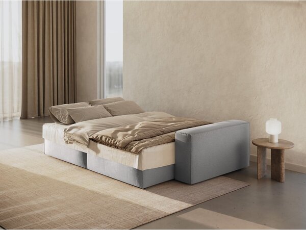 Světle šedá rozkládací pohovka 247 cm Jodie – Micadoni Home