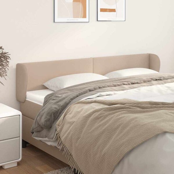 Čelo postele typu ušák cappuccino 183x23x78/88 cm umělá kůže 3116971