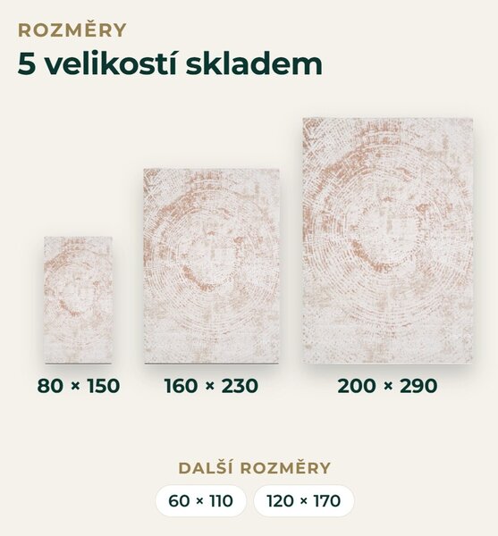 Angel Carpet, Kusový koberec Aurora 55 Gold, 80x150, žlutá, kancelář