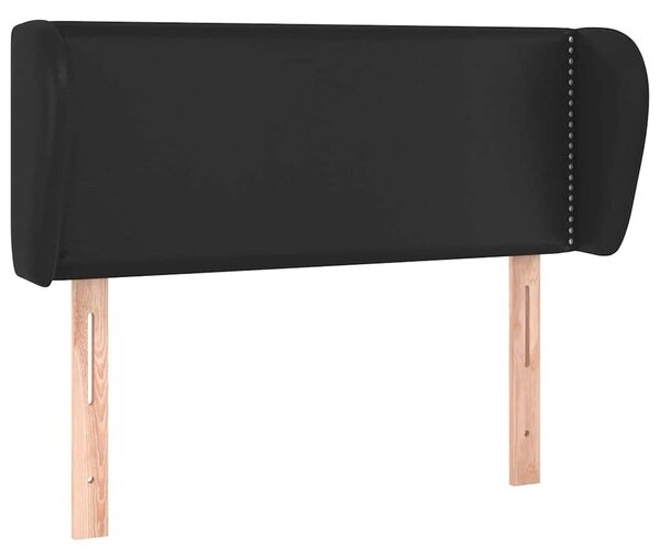 Čelo postele typu ušák černé 103x23x78/88 cm umělá kůže 3117088