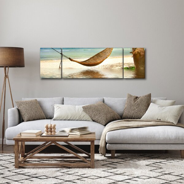 Obraz - Relax na pláži (170x50 cm)