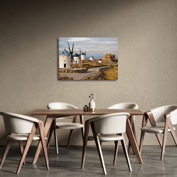 Obraz - Větrné mlýny Consuegra, Španělsko (70x50 cm)