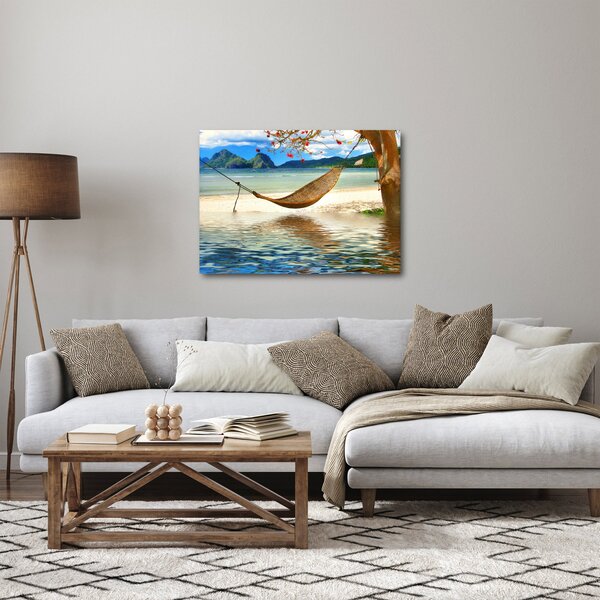 Obraz - Relax na pláži (70x50 cm)