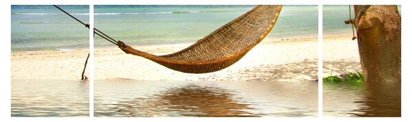 Obraz - Relax na pláži (170x50 cm)