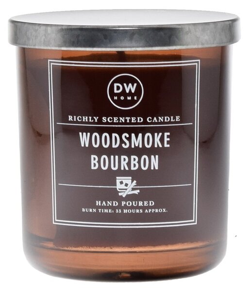 DW HOME Woodsmoke Bourbon Vonná svíčka, 275 g