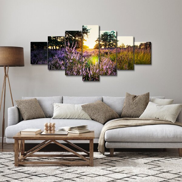 Obraz pole levandulí (210x100 cm)