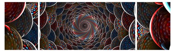 Obraz - Vír (170x50 cm)