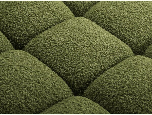 Zelená modulární pohovka z textilie bouclé 188 cm Bellis – Micadoni Home