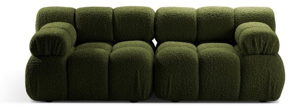 Zelená modulární pohovka z textilie bouclé 188 cm Bellis – Micadoni Home