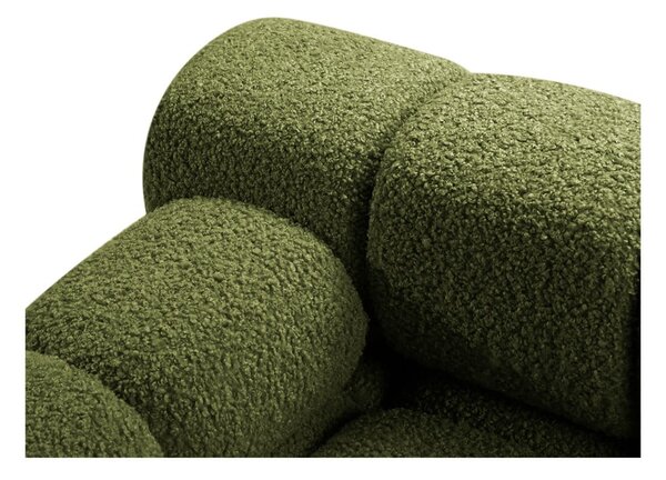 Zelená modulární pohovka z textilie bouclé 188 cm Bellis – Micadoni Home
