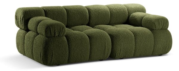 Zelená modulární pohovka z textilie bouclé 188 cm Bellis – Micadoni Home
