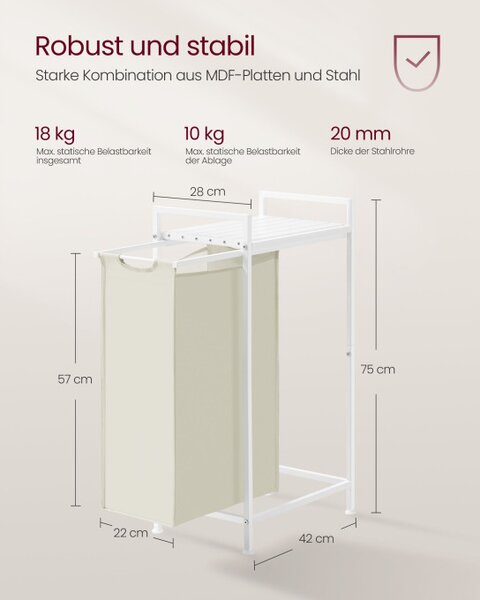 Prádelní koš 47L BLH001W01