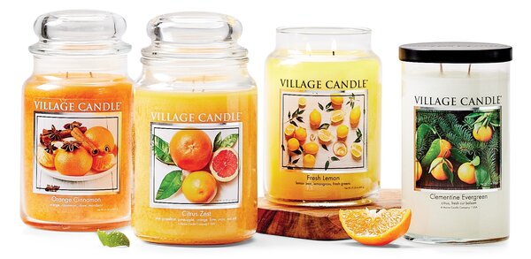 VILLAGE CANDLE Fresh Lemon Vonná svíčka