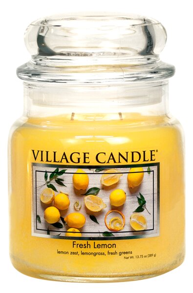 VILLAGE CANDLE Fresh Lemon Vonná svíčka