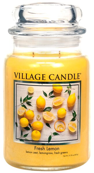 VILLAGE CANDLE Fresh Lemon Vonná svíčka