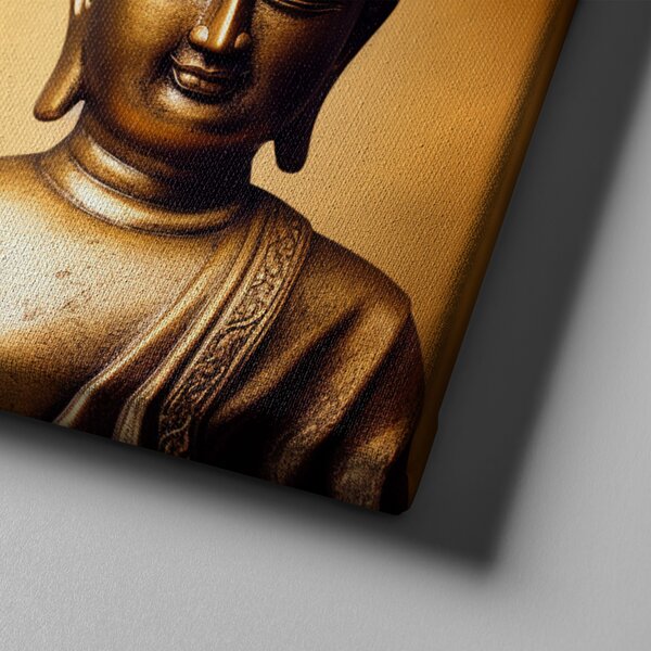 Obraz na plátně - Není cesta vedoucí ke štěstí. Štěstí je cesta. Buddha FeelHappy.cz Rozměr (Šířka/Výška): 40 x 30 cm
