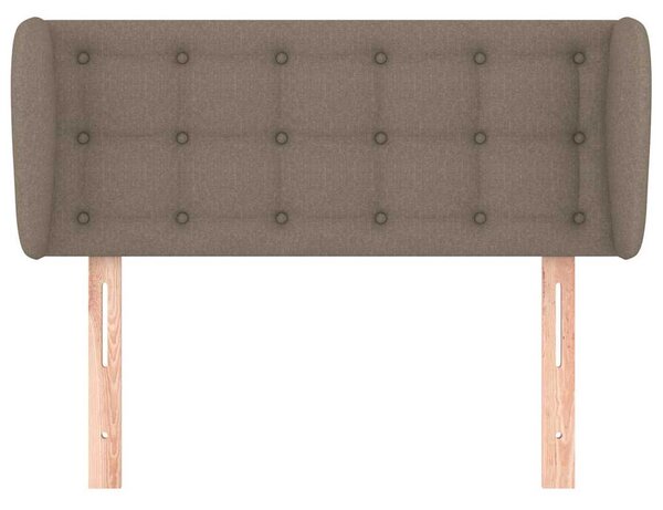 Čelo postele typu ušák taupe 93x23x78/88 cm textil 3117564
