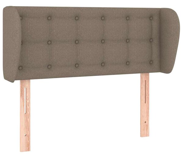 Čelo postele typu ušák taupe 93x23x78/88 cm textil 3117564