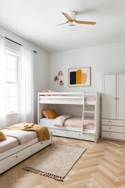 FARO Stropní ventilátor se stmívatelným světlem MINI PUNT TUB S LED, 6 rychlostí, 10W Barva: Černá-dřevo
