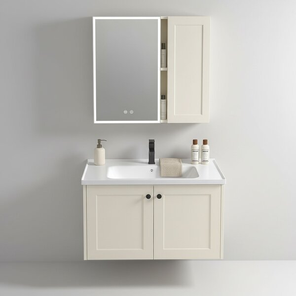 Sada koupelnového nábytku s umyvadlem Monti 60cm Creme