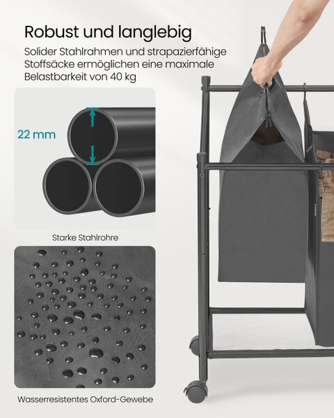 Prádelní koš 180L RLS103G01
