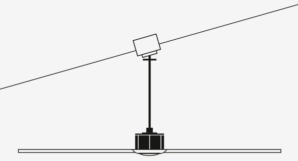 FARO Stropní ventilátor se stmívatelným světlem MINI PUNT S LED, 6 rychlostí, 10W Barva: Černá-dřevo