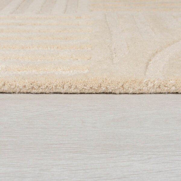 VLNĚNÝ KOBEREC, 170/120 cm přírodní barvy Flair Rugs - Online Only koberce & rohožky, Online Only