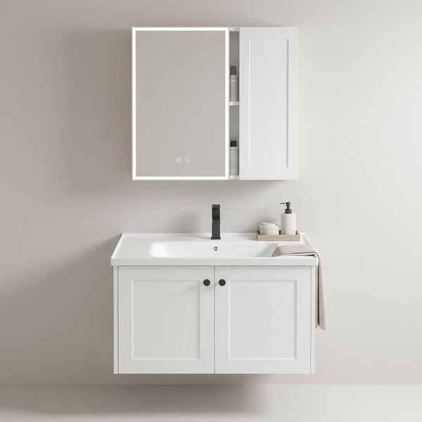 Sada koupelnového nábytku s umyvadlem Monti 60cm White