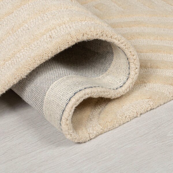 VLNĚNÝ KOBEREC, 170/120 cm přírodní barvy Flair Rugs - Online Only koberce & rohožky, Online Only