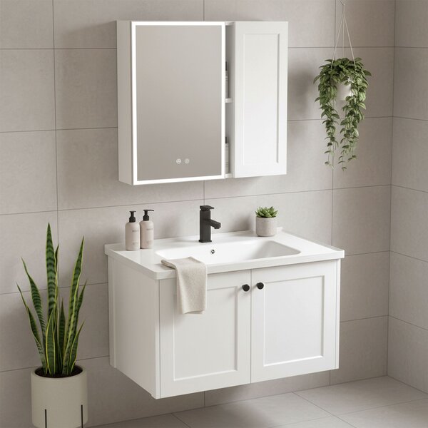 Sada koupelnového nábytku s umyvadlem Monti 60cm White