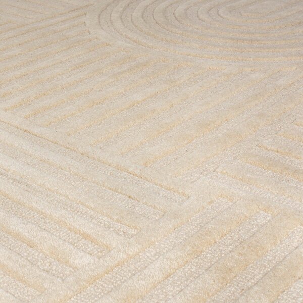 VLNĚNÝ KOBEREC, 170/120 cm přírodní barvy Flair Rugs - Online Only koberce & rohožky, Online Only