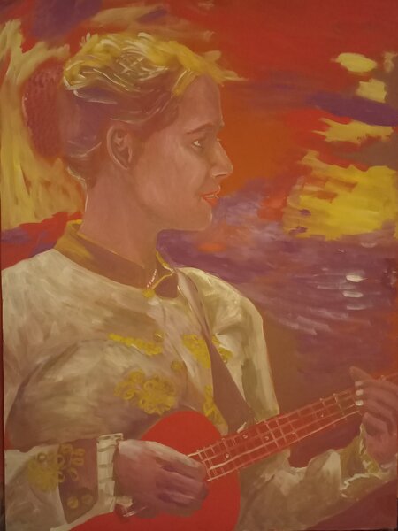 Ručně malovaný obraz od Josef Čermák - "Portrétní a figurální malba", rozměr: 124 x 168 cm